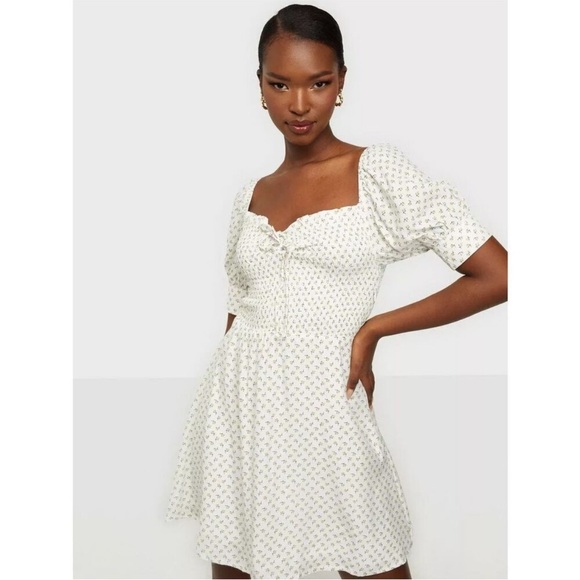 NWOT FAITHFULL THE BRAND Dulcia Smocked Bodice Mini Dress Size 4 - Picture 8 of 16